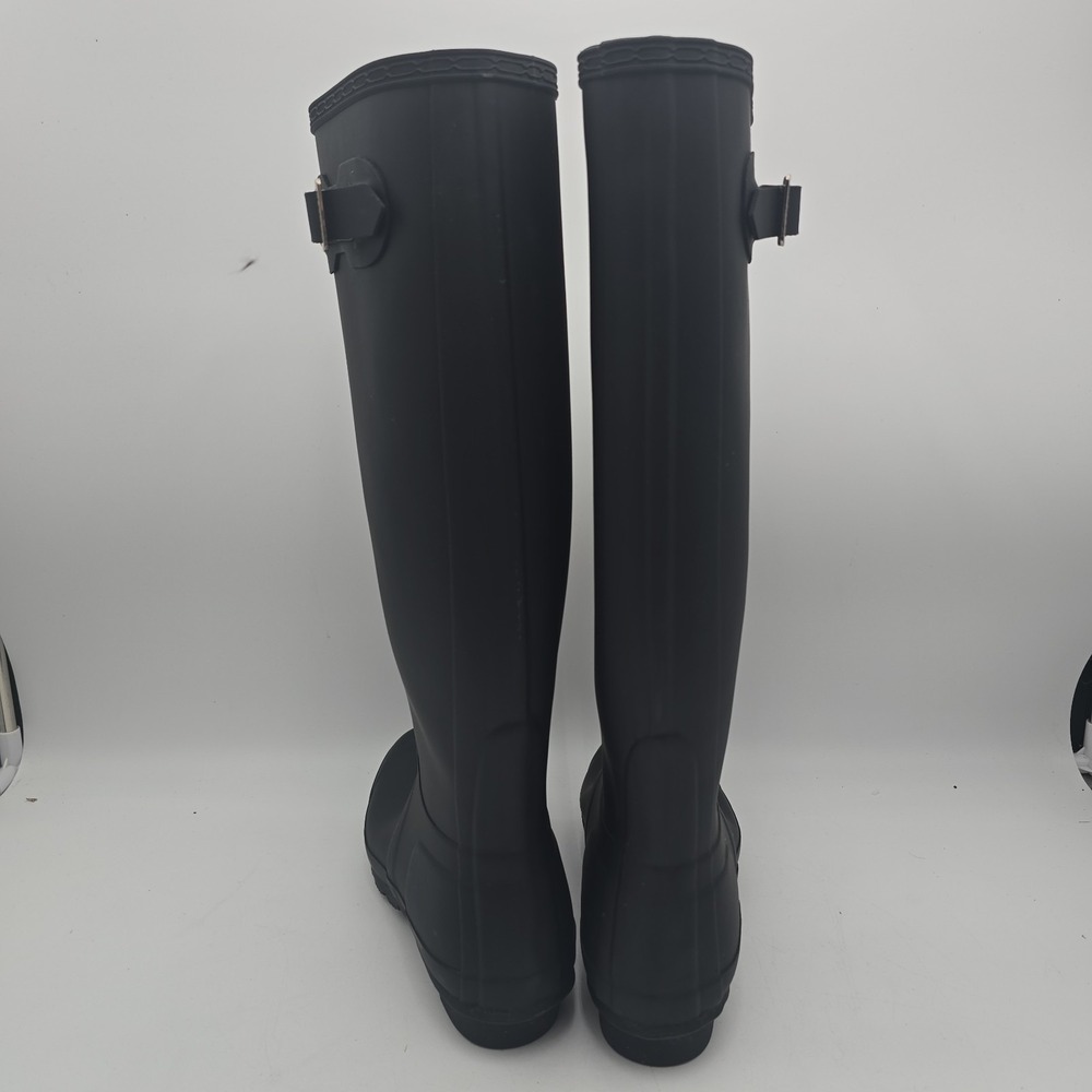 Hunter Original Tall Matte Black Rain Boots Size US 8 / EU 39 / UK 6 - Picture 6 of 13